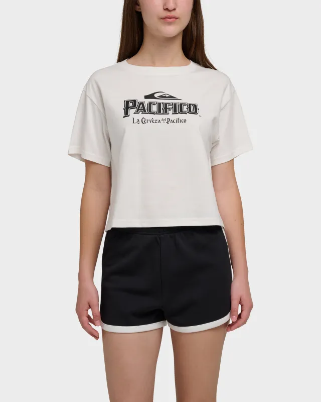 Quiksilver X Pacifico Cropped Boyfriend T-Shirt made by Velocity