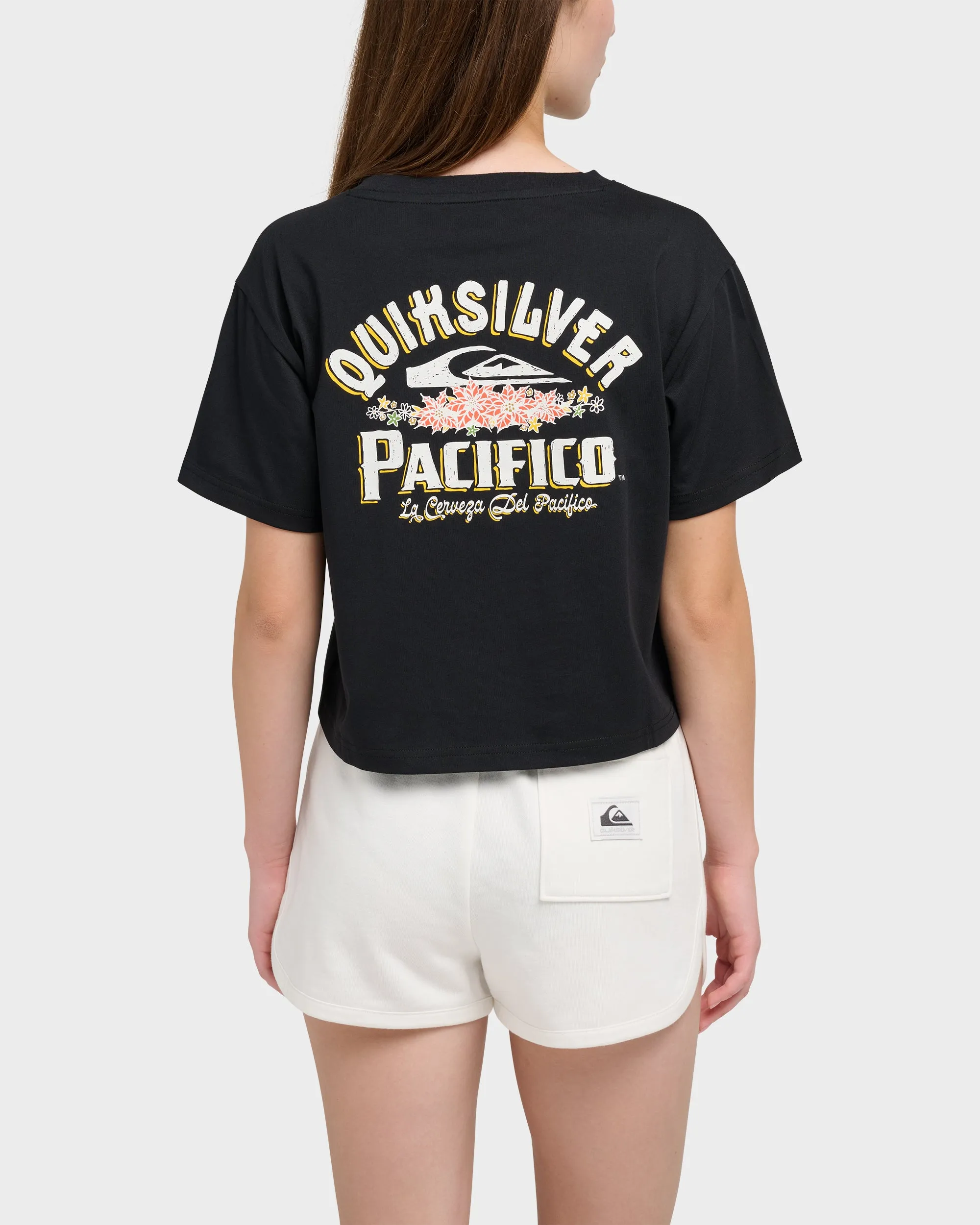 Quiksilver X Pacifico Sign Lock Cropped Boyfriend T-Shirt sold by Quiksilver product image thumbnail 2