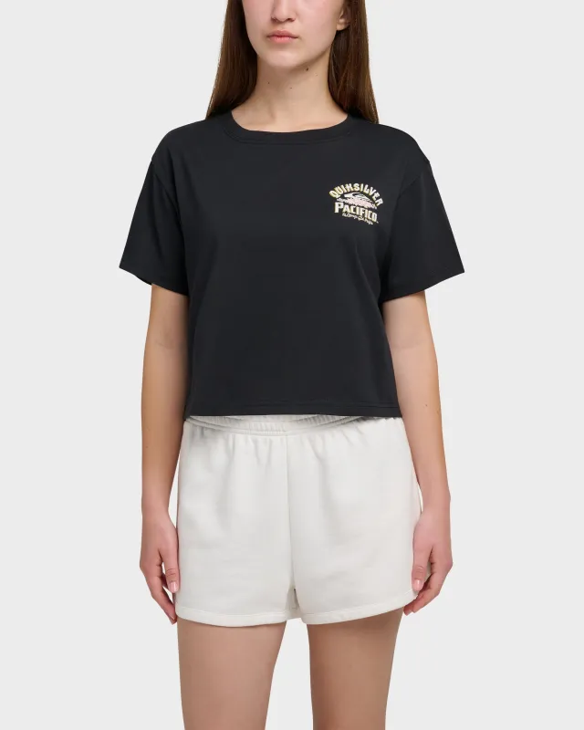 Quiksilver X Pacifico Sign Lock Cropped Boyfriend T-Shirt made by Velocity