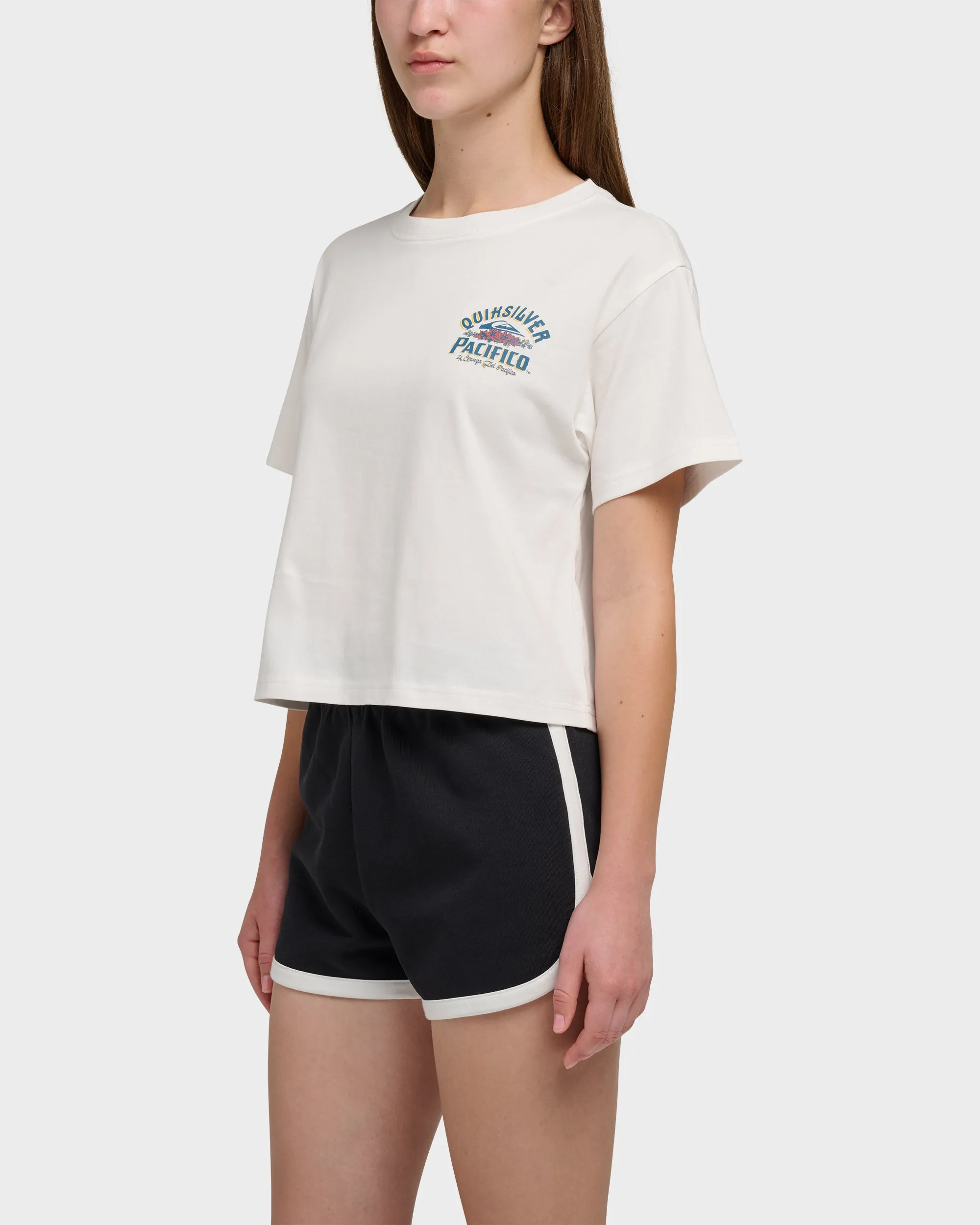 Quiksilver X Pacifico Sign Lock Cropped Boyfriend T-Shirt sold by Quiksilver product image thumbnail 3