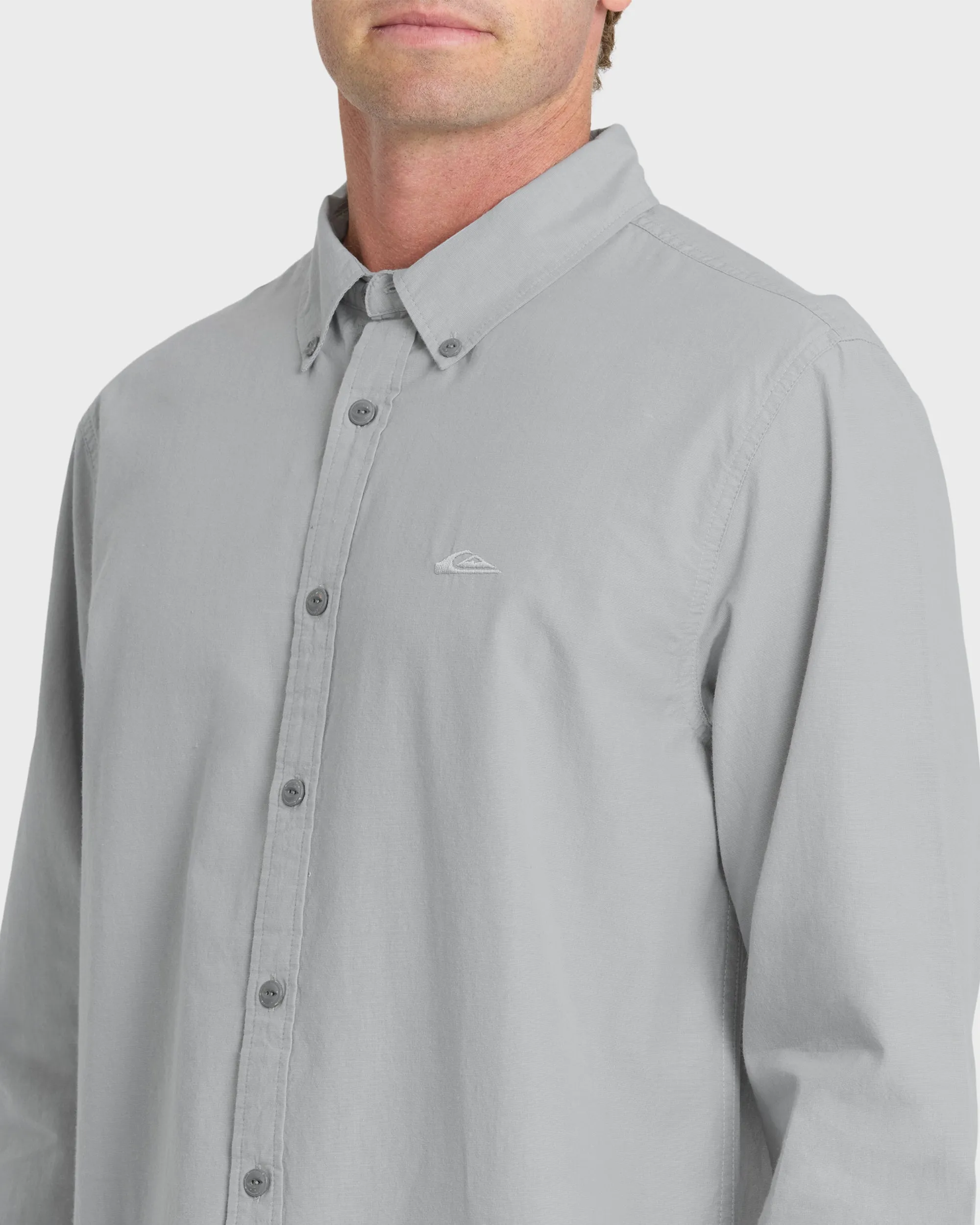 Shore Break Long Sleeve Woven Shirt - Quarry sold by Quiksilver product image thumbnail 5