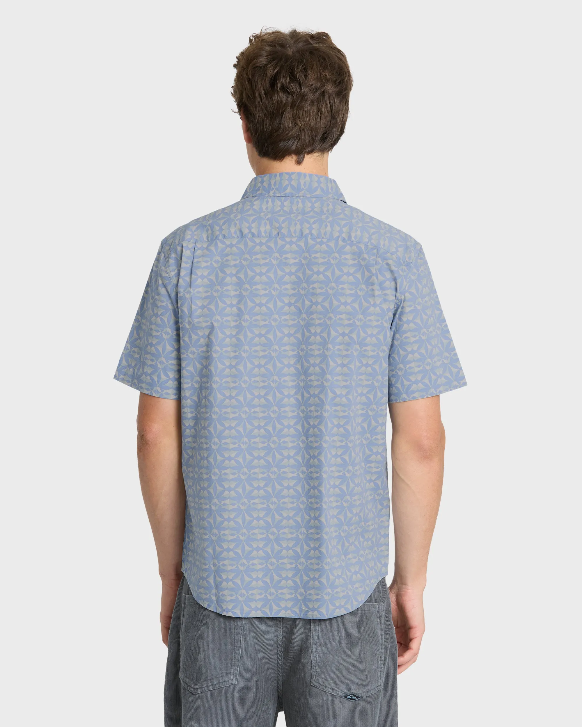 Nature Tile Classic Short Sleeve Woven Shirt - Quiet Harbor sold by Quiksilver product image thumbnail 2