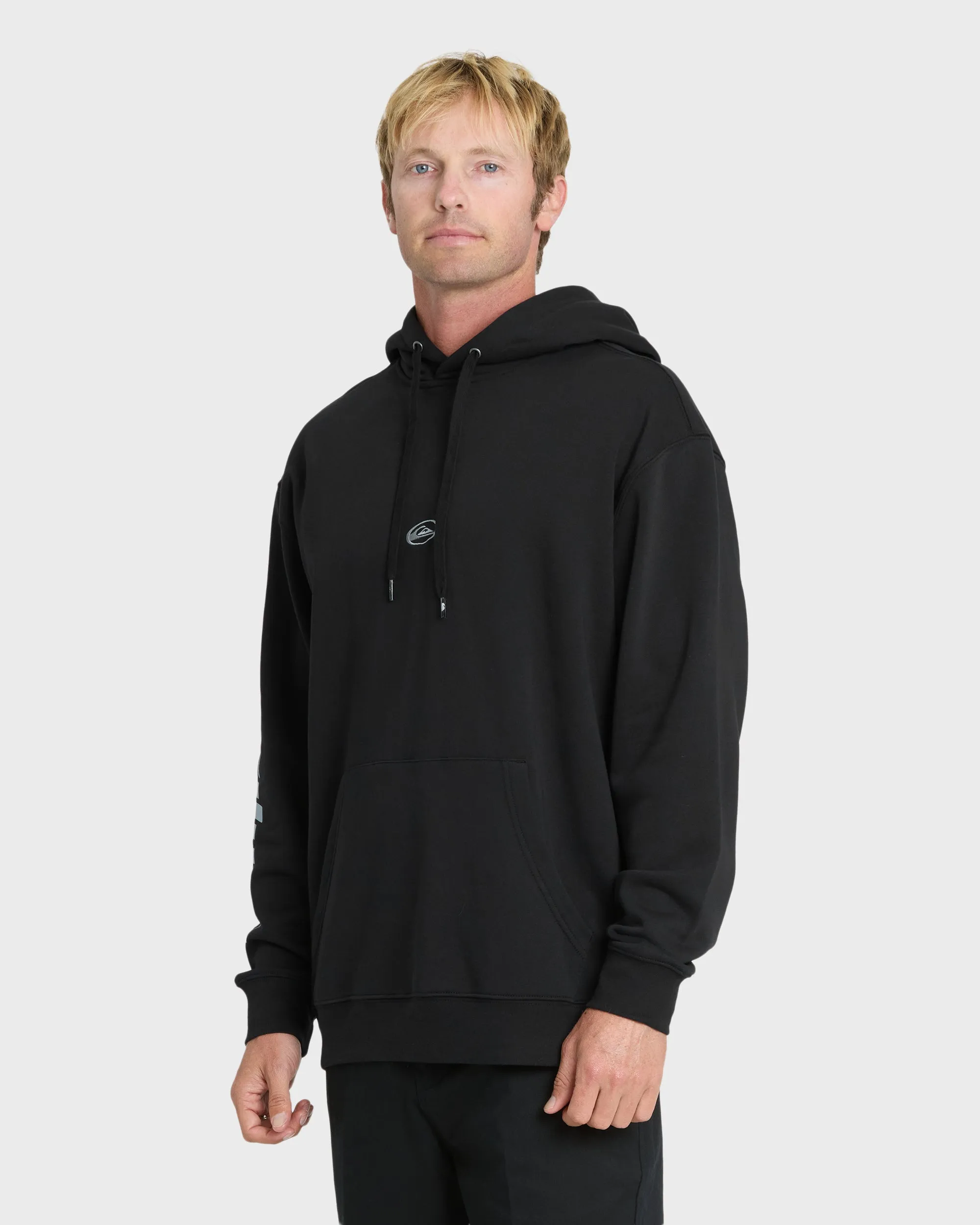 Clutch Logo Pullover Hoodie - Anthracite sold by Quiksilver product image thumbnail 4