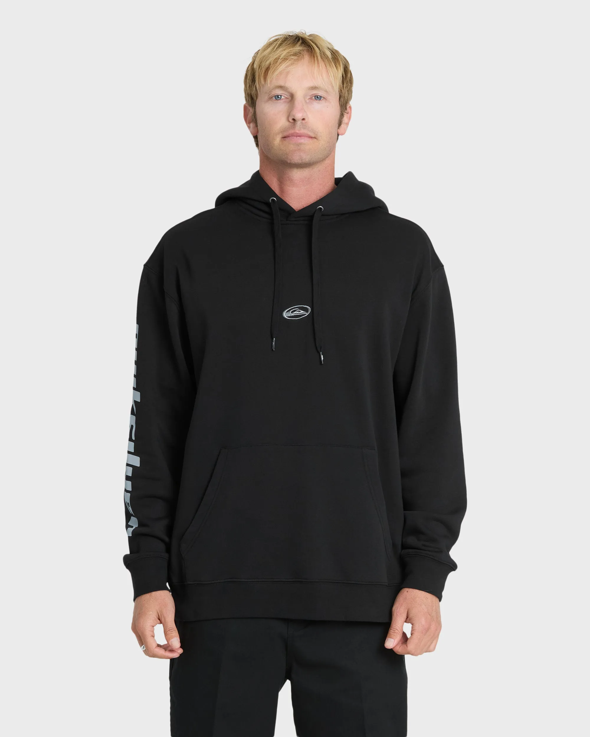 Clutch Logo Pullover Hoodie - Anthracite sold by Quiksilver