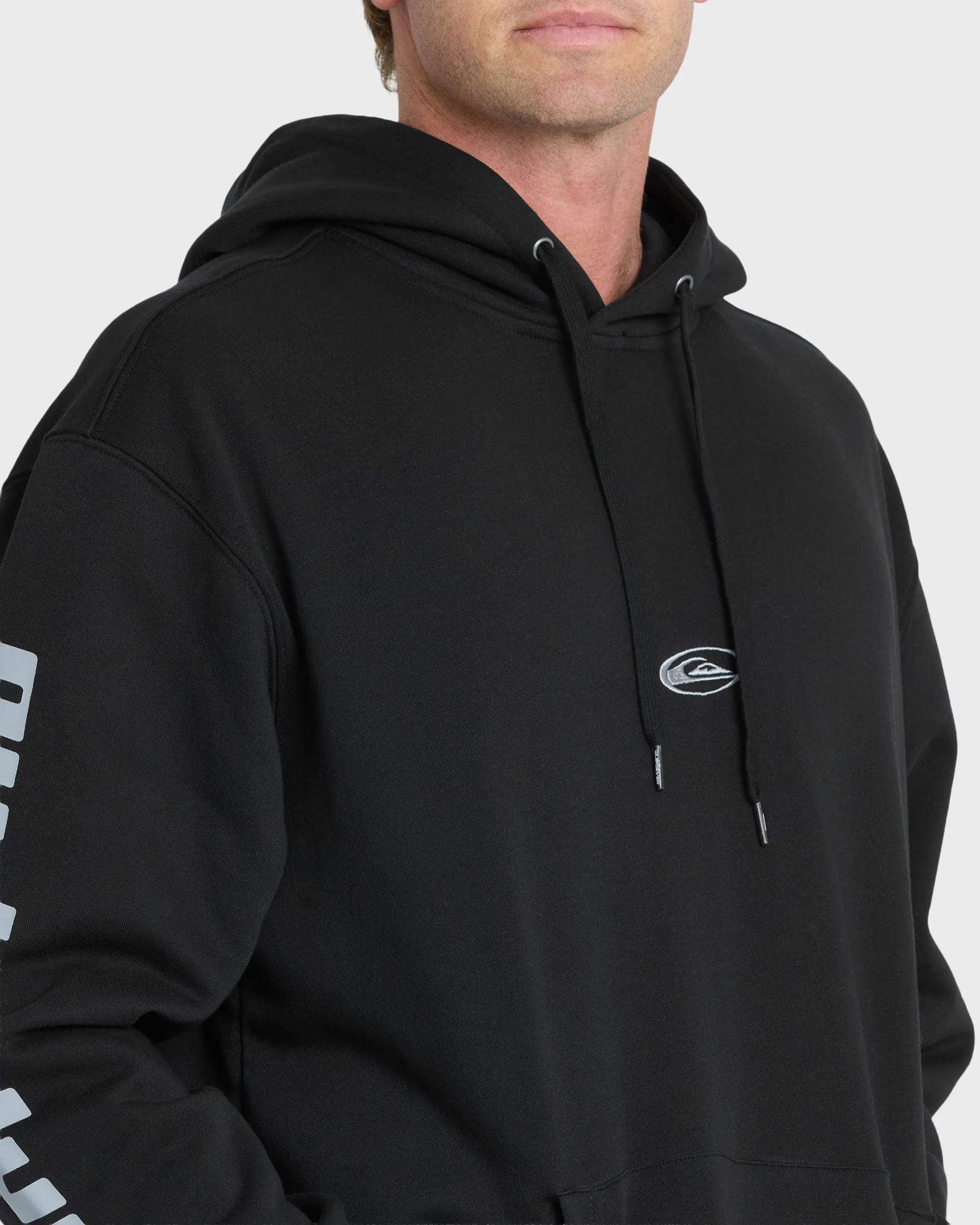 Clutch Logo Pullover Hoodie - Anthracite sold by Quiksilver product image thumbnail 5