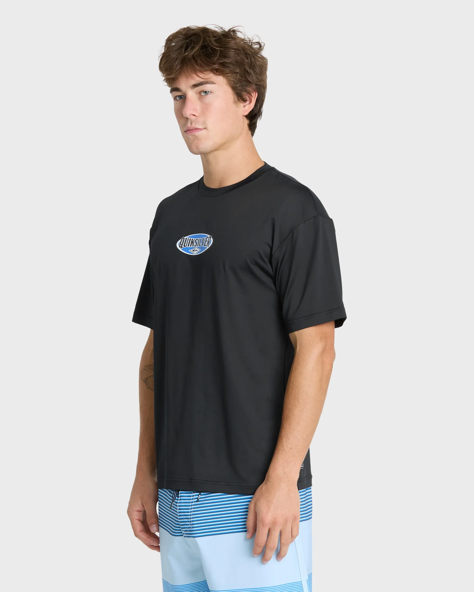 Direct Graphic UPF 50 Short Sleeve Surf Tee - Black sold by Quiksilver product image thumbnail 4
