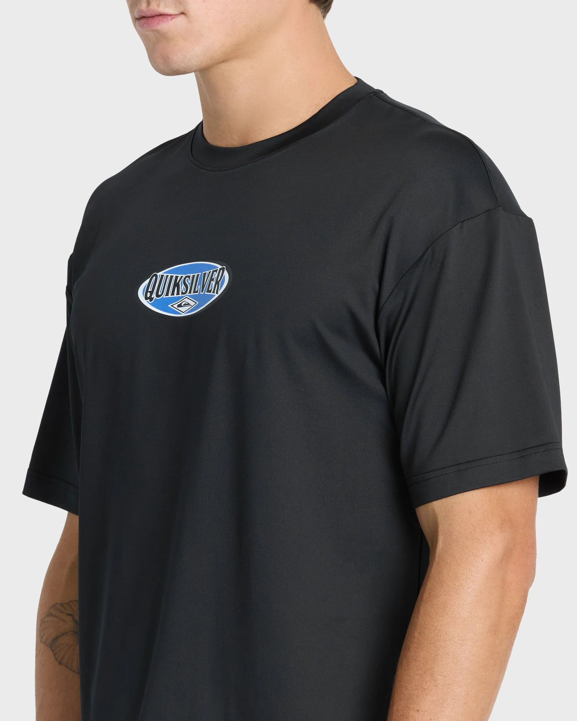 Direct Graphic UPF 50 Short Sleeve Surf Tee - Black sold by Quiksilver product image thumbnail 5