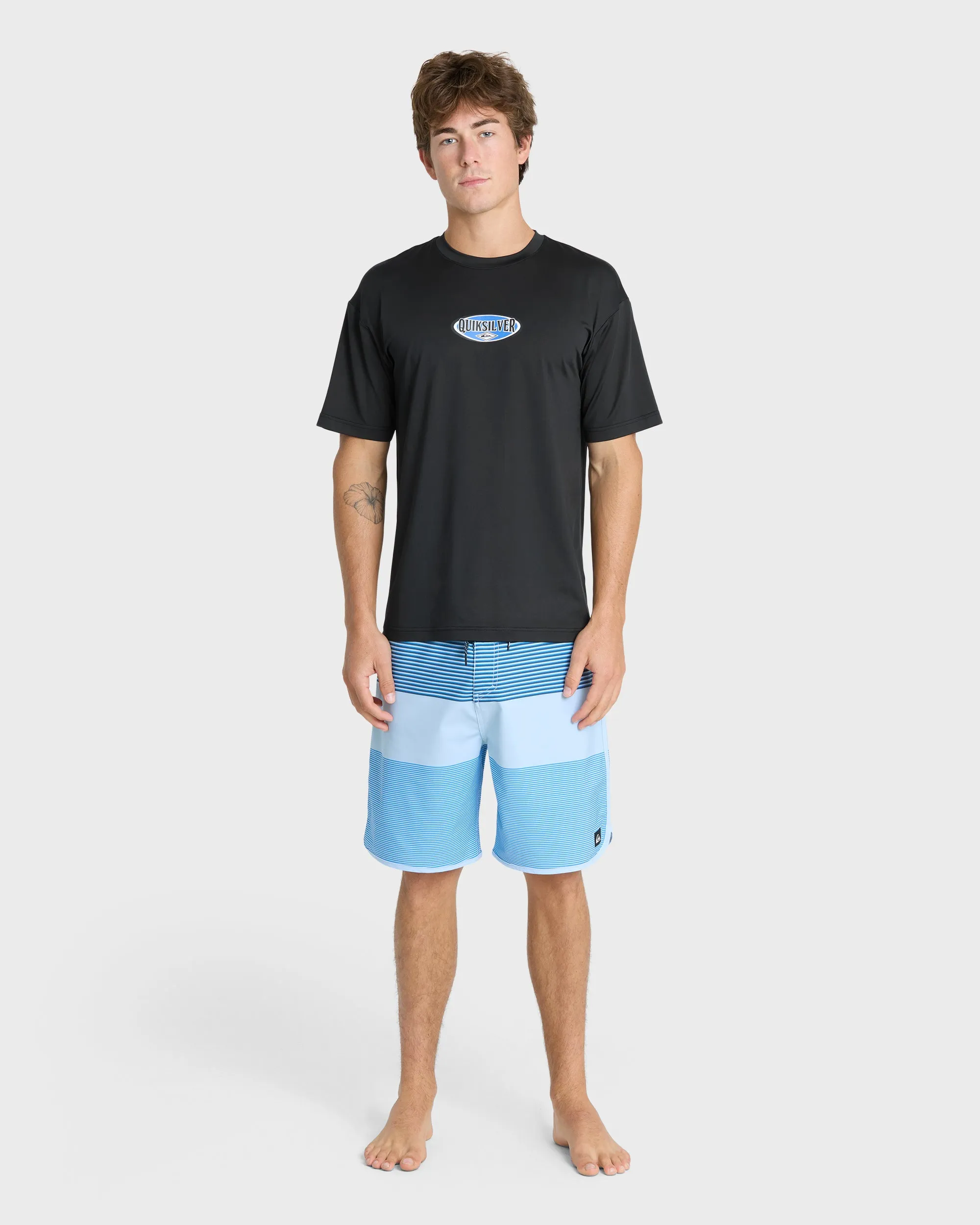 Direct Graphic UPF 50 Short Sleeve Surf Tee - Black sold by Quiksilver product image thumbnail 3