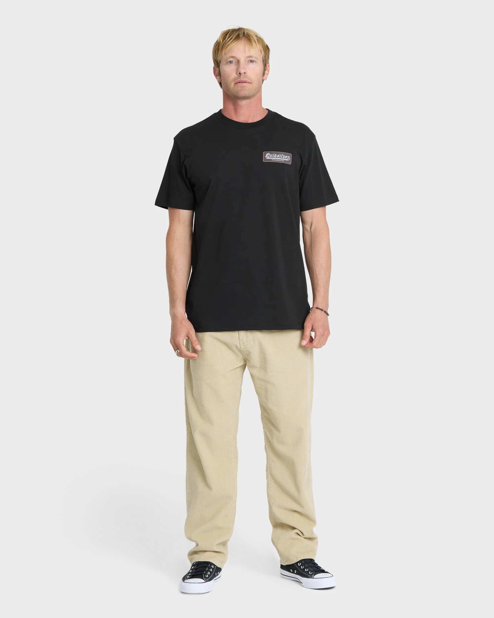 Oldie Classic Short Sleeve Knit T-Shirt - Black sold by Quiksilver product image thumbnail 3