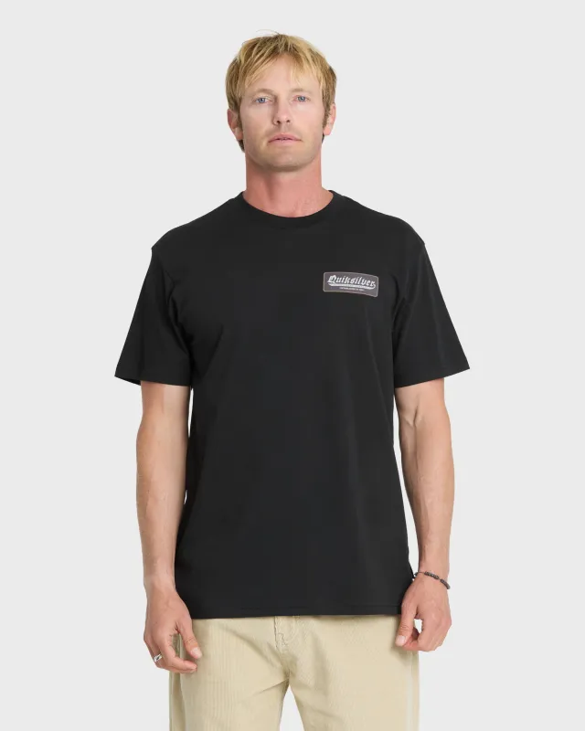 Oldie Classic Short Sleeve Knit T-Shirt - Black made by Quiksilver