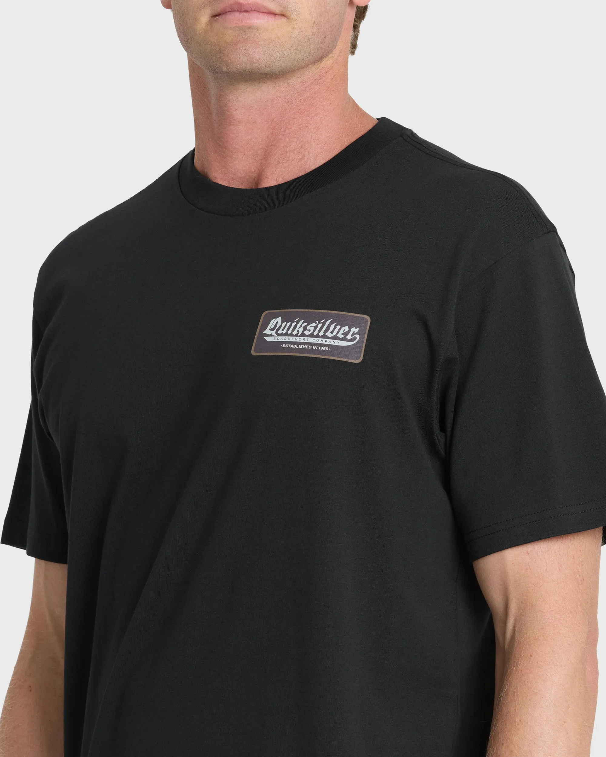 Oldie Classic Short Sleeve Knit T-Shirt - Black sold by Quiksilver product image thumbnail 5