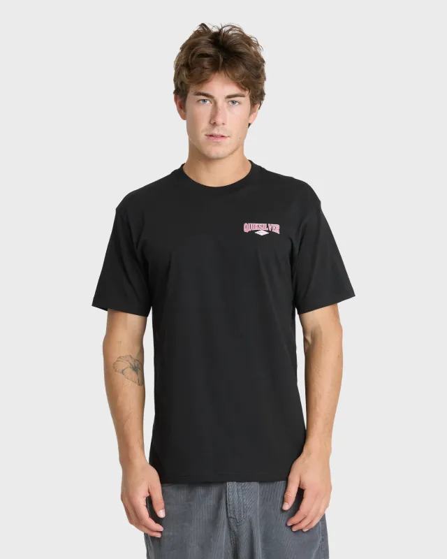 Dolby Short Sleeve Knit T-Shirt - Black made by Quiksilver