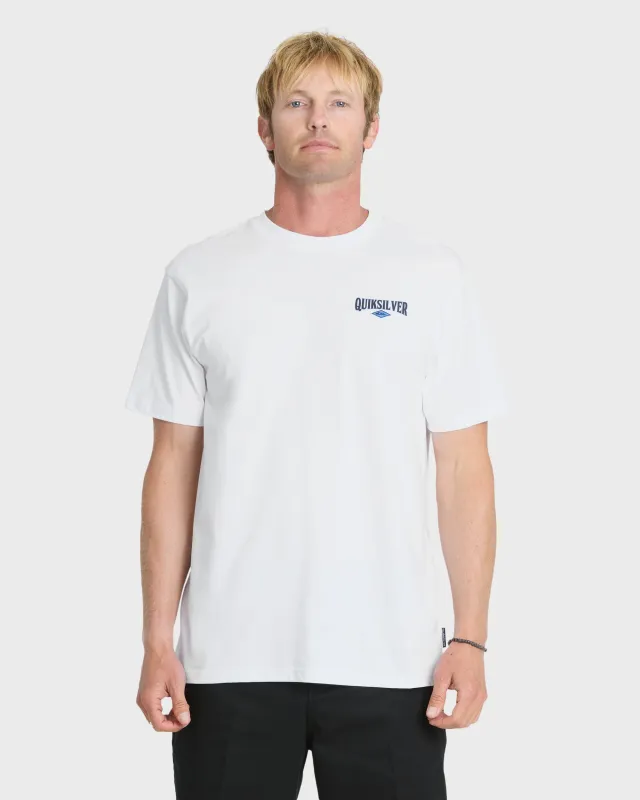 Dolby Short Sleeve Knit T-Shirt - White made by Quiksilver