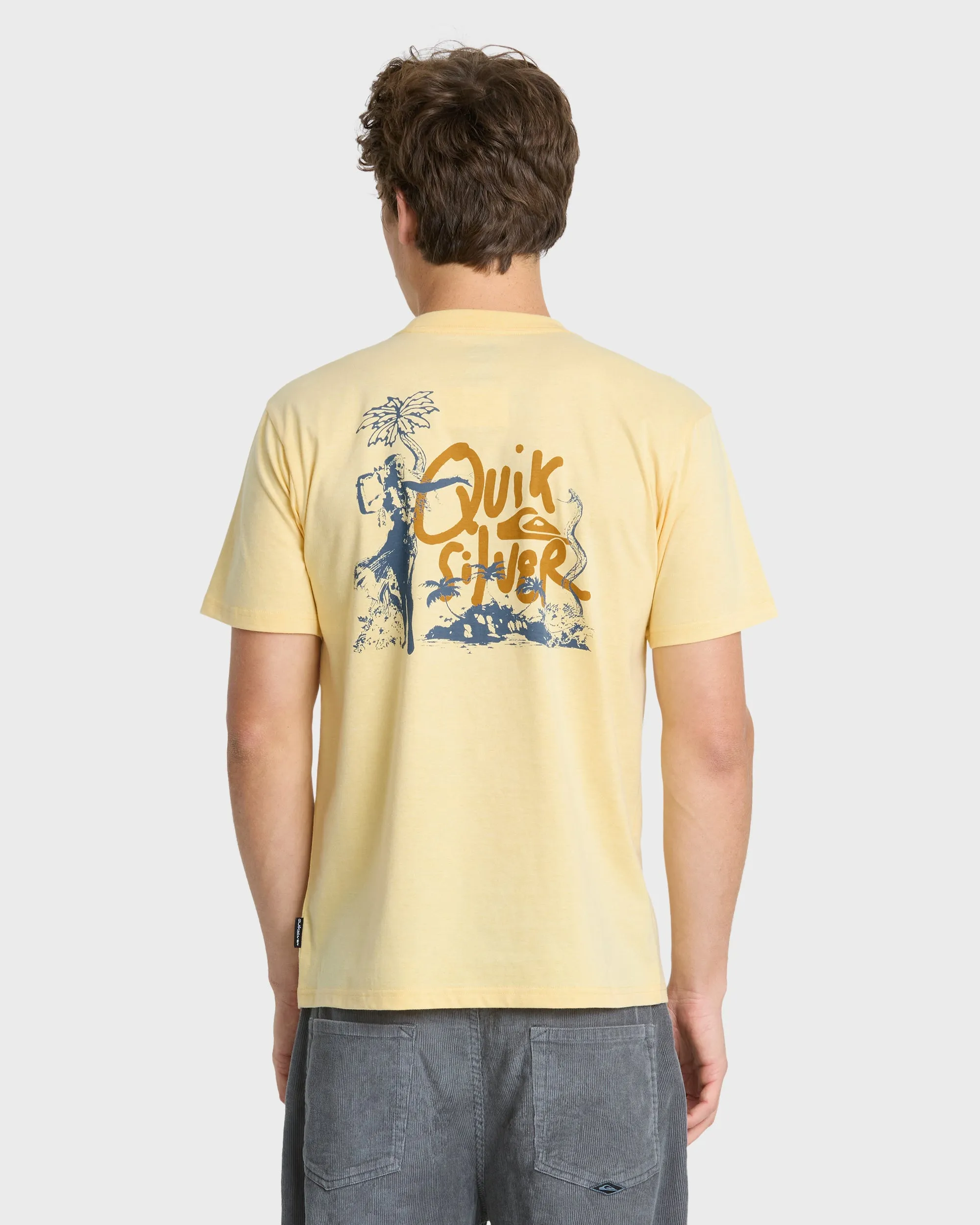 Shred Classic Short Sleeve Knit T-Shirt - Straw Heather sold by Quiksilver product image thumbnail 2