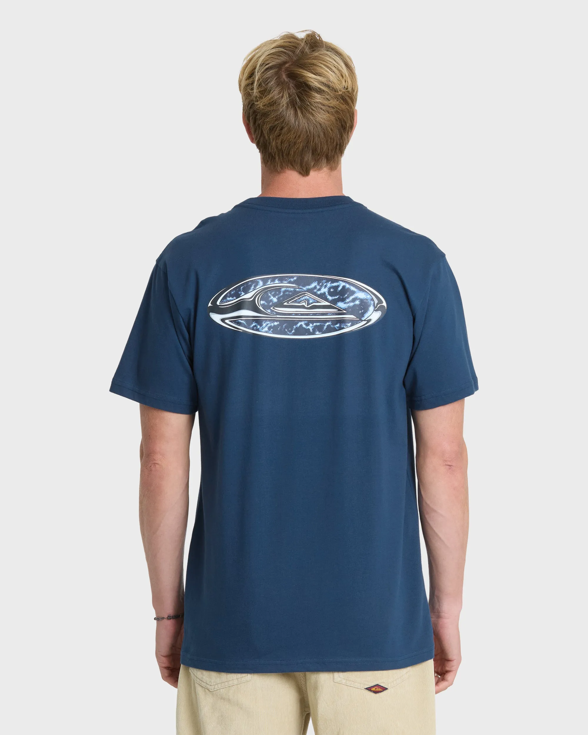 Solar Rain Classic Short Sleeve T-Shirt - Dark Denim sold by Quiksilver product image thumbnail 2