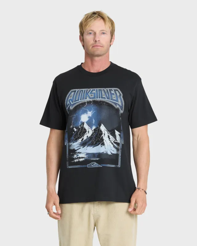 Internal Beat Classic Short Sleeve Knit T-Shirt - Black made by Quiksilver