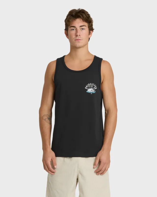 Skull Rock Tank Top - Black made by Quiksilver