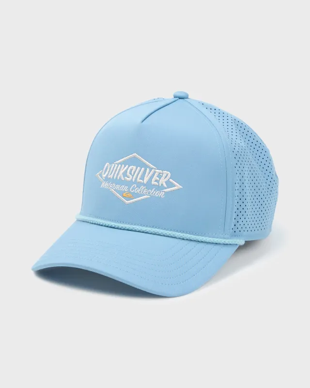Waterman Hull Flexfit Hat - Blue Shadow made by Quiksilver