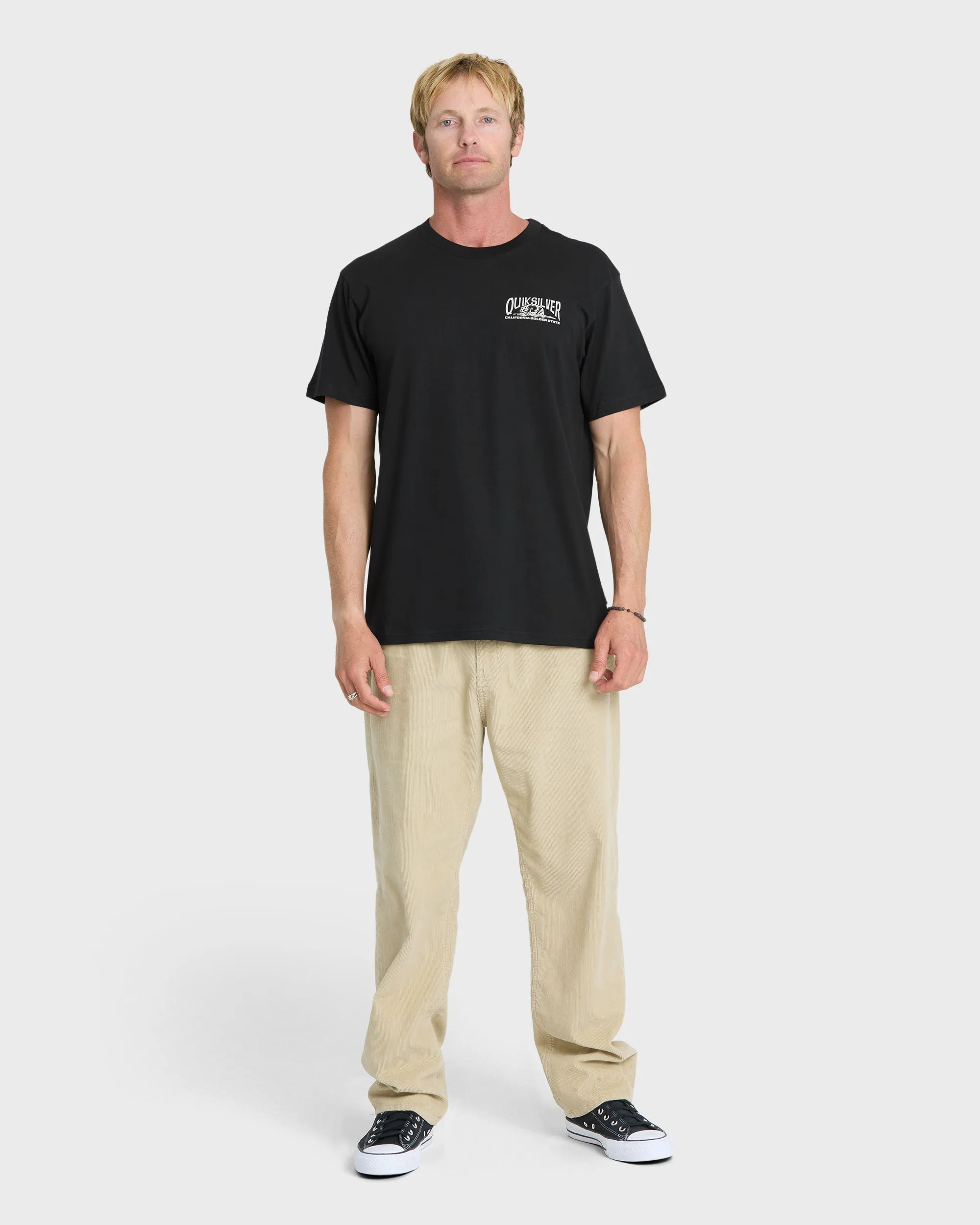 California Dreamer Classic Short Sleeve Knit T-Shirt - Black sold by Quiksilver product image thumbnail 3
