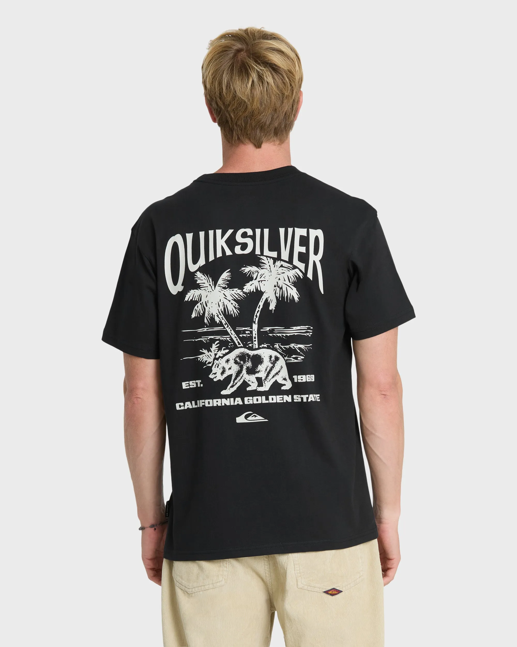 California Dreamer Classic Short Sleeve Knit T-Shirt - Black sold by Quiksilver product image thumbnail 2