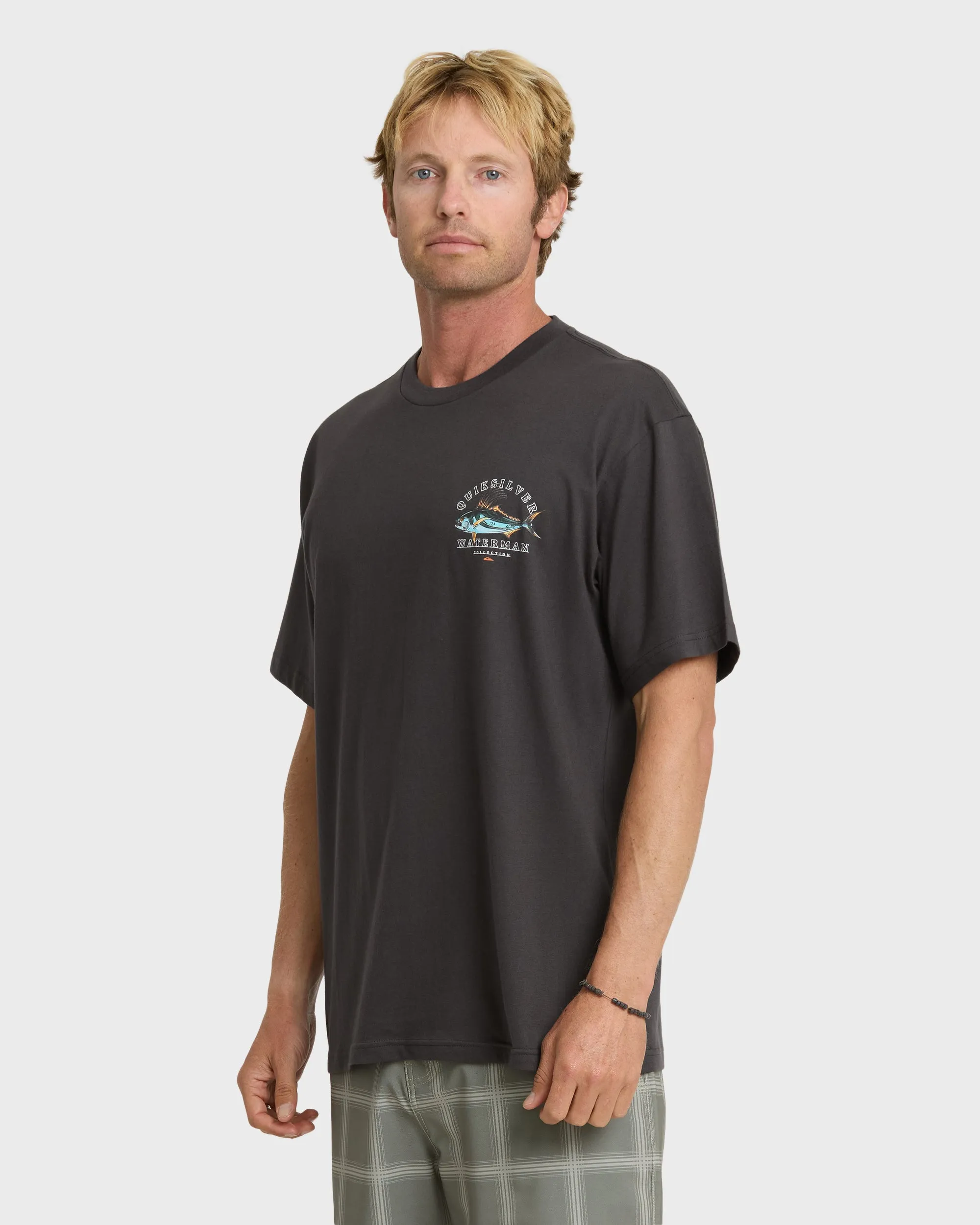 Waterman Rooster Classic Short Sleeve Knit T-Shirt - Phantom sold by Quiksilver product image thumbnail 4