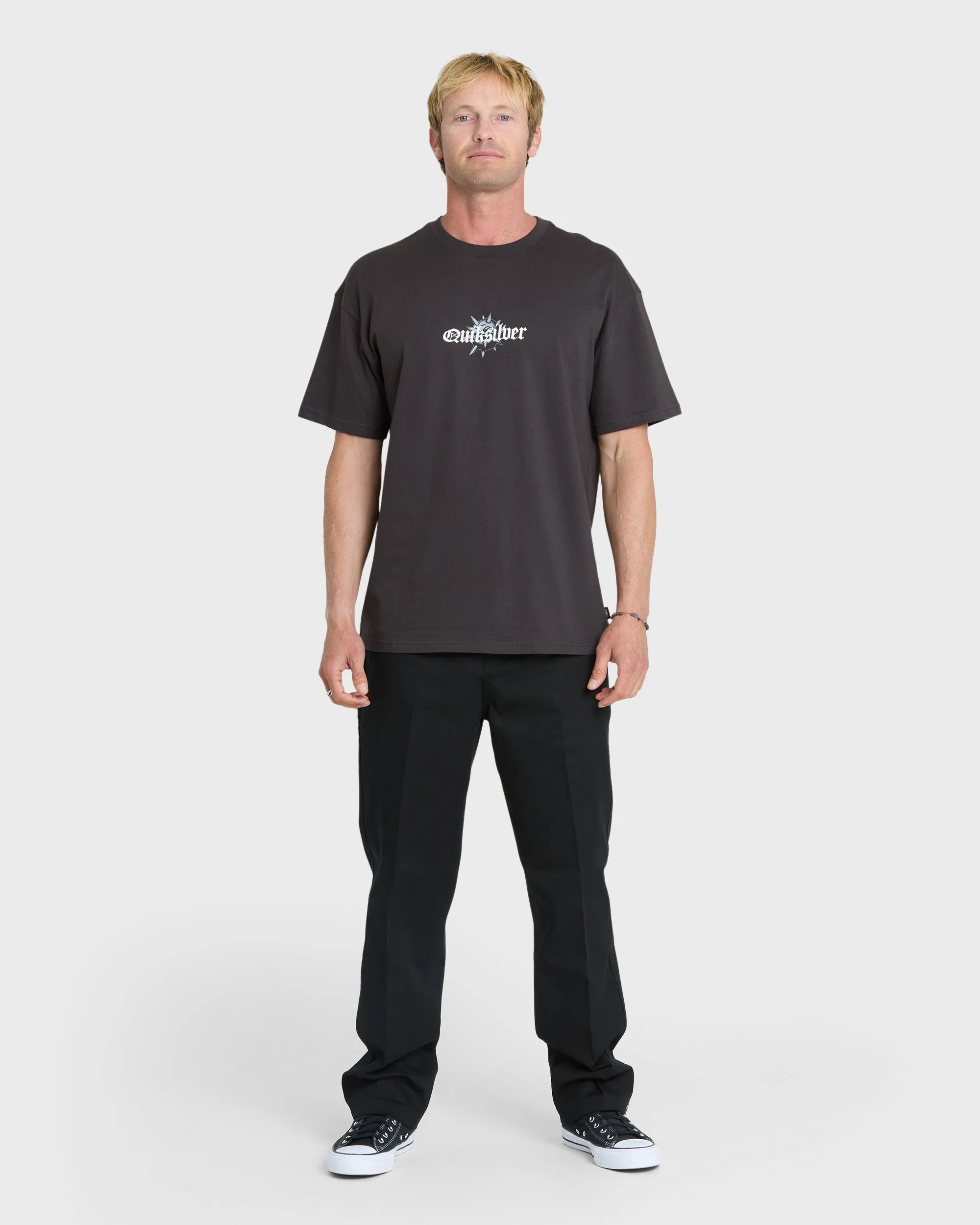 Chrome Thorn Mercury Short Sleeve Knit T-Shirt - Phantom sold by Quiksilver product image thumbnail 3