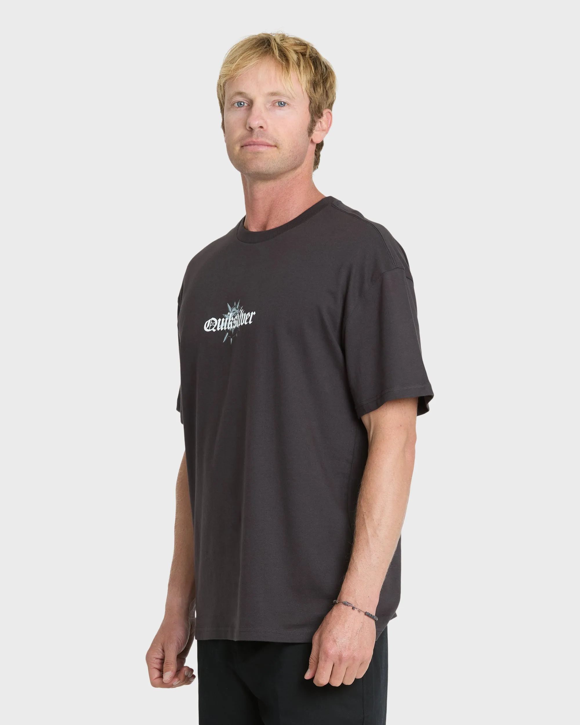 Chrome Thorn Mercury Short Sleeve Knit T-Shirt - Phantom sold by Quiksilver product image thumbnail 4