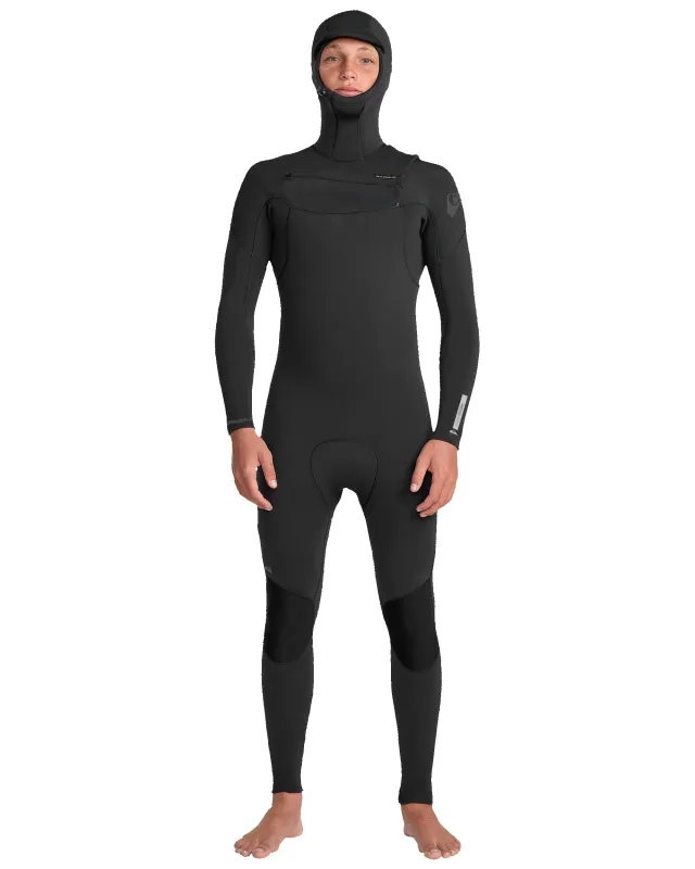 Everyday Sessions 4/3 mm Chest Zip Hooded Fullsuit made by Quiksilver