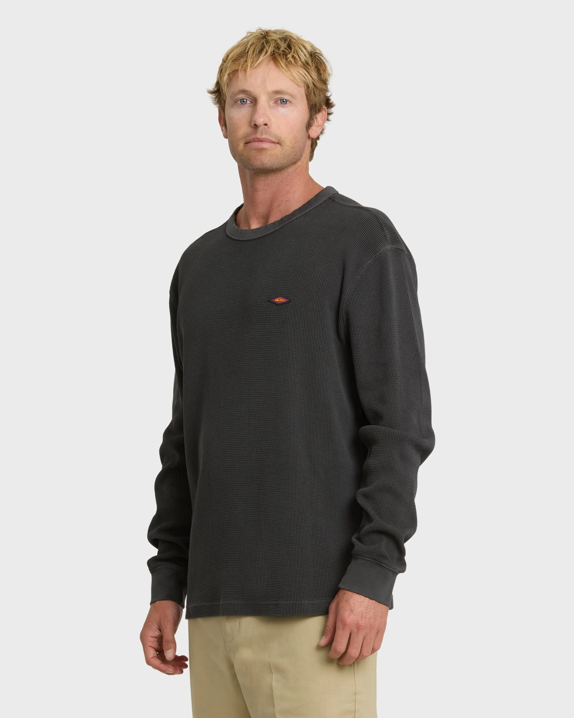 Saltwater Long Sleeve Thermal T-Shirt - Phantom sold by Quiksilver product image thumbnail 4
