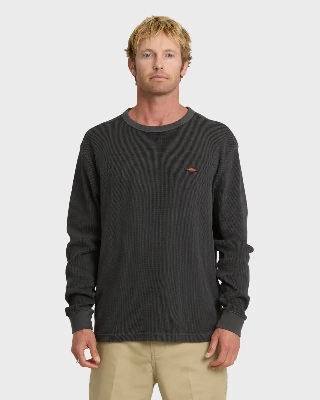 Saltwater Long Sleeve Thermal T-Shirt - Phantom made by Quiksilver