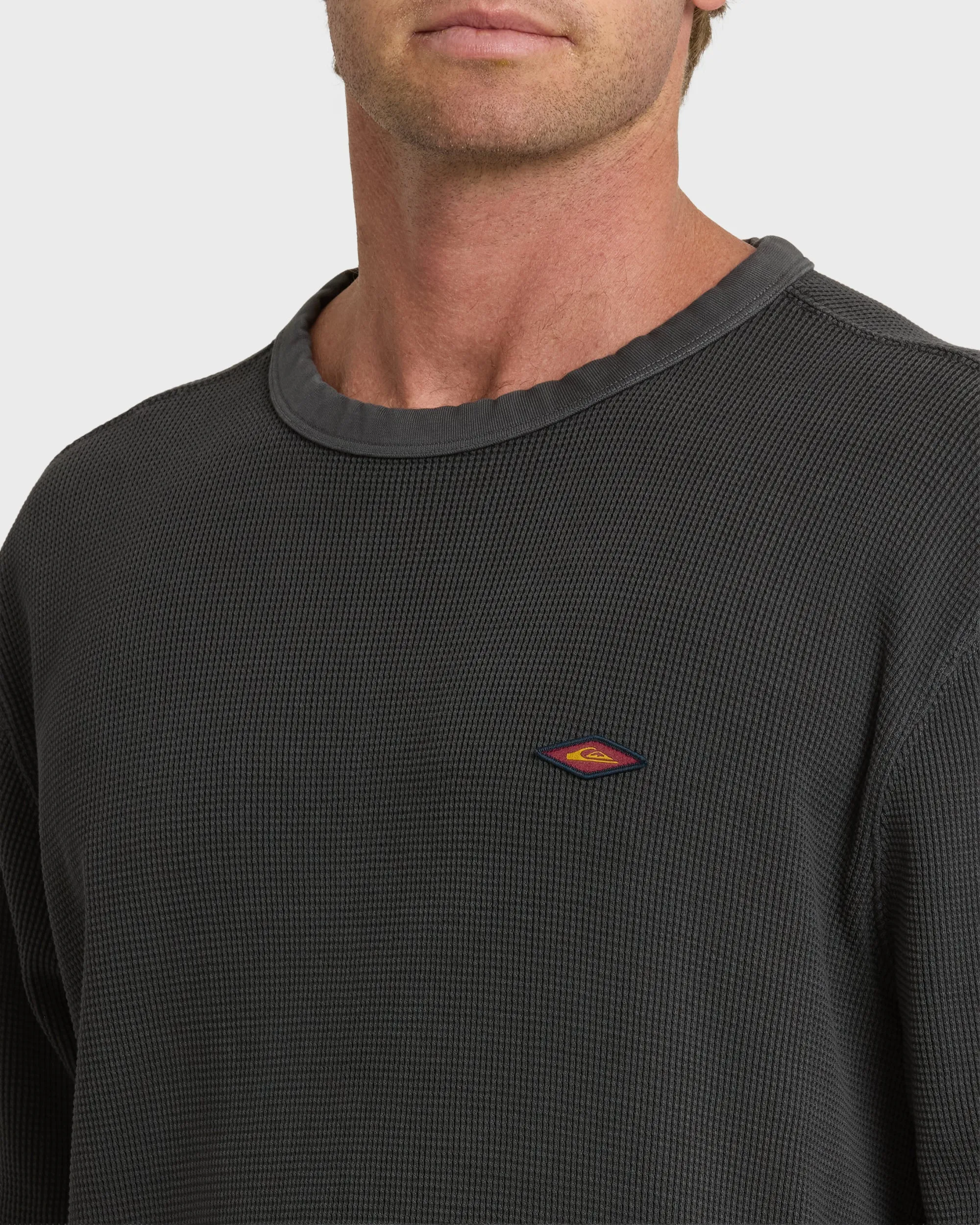 Saltwater Long Sleeve Thermal T-Shirt - Phantom sold by Quiksilver product image thumbnail 5