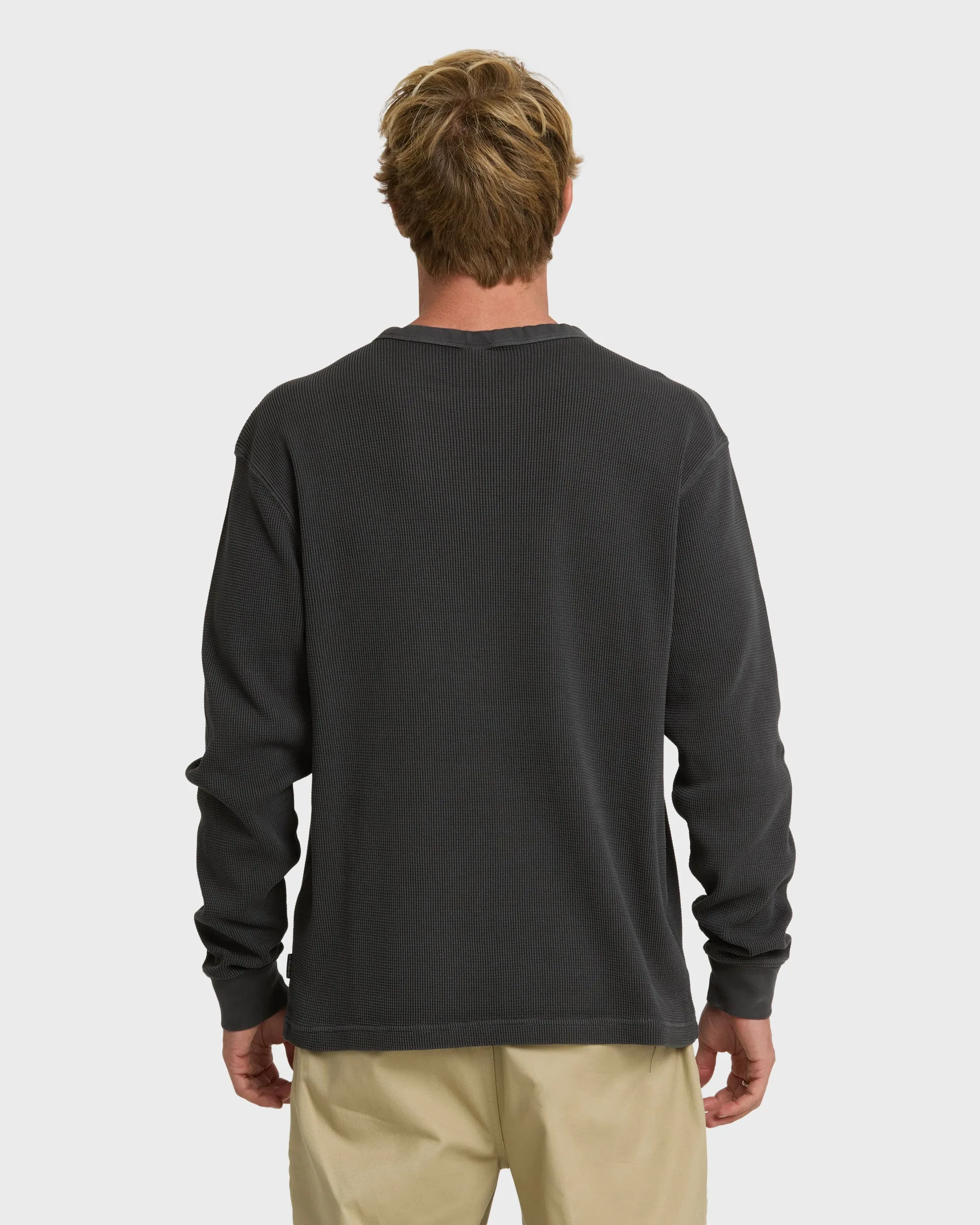 Saltwater Long Sleeve Thermal T-Shirt - Phantom sold by Quiksilver product image thumbnail 2