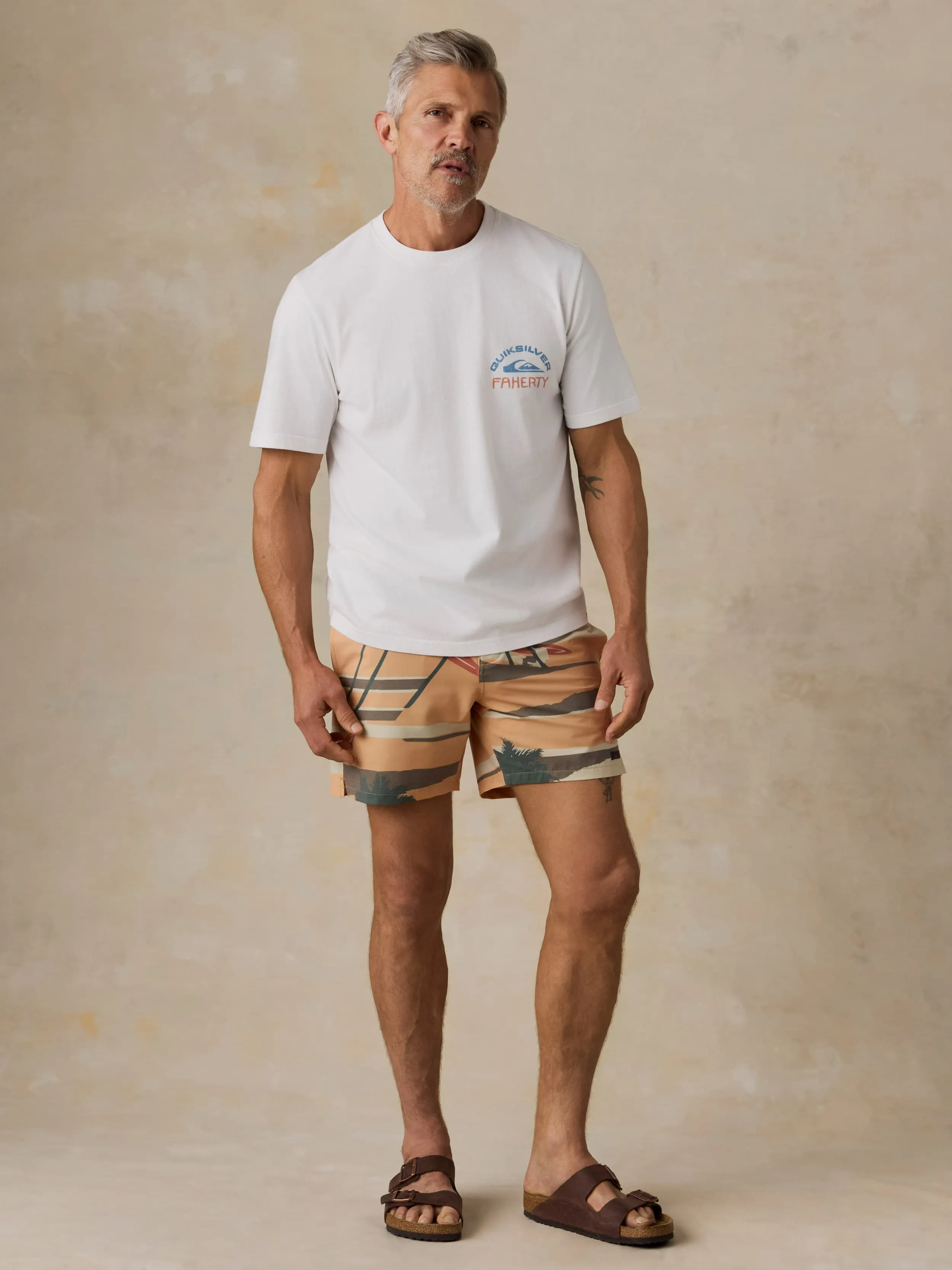 FAHERTY X QUIKSILVER HEAVY WASH TEE - WHITE sold by Quiksilver product image thumbnail 5
