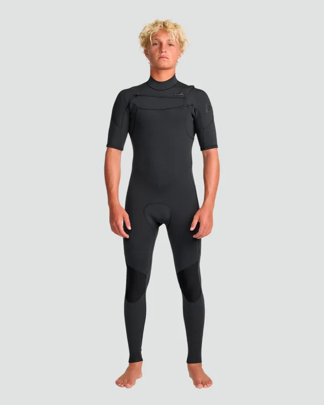 Everyday Sessions 2/2 mm Short Sleeve Chest Zip Springsuit made by Quiksilver