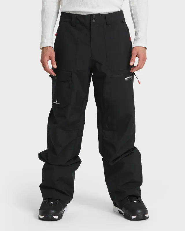 Utility Cargo Stretch 20K Snow Pants - Anthracite made by Quiksilver