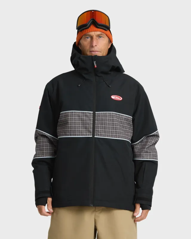 Young Guns Speedcheck 20K Snow Jacket - Anthracite made by Quiksilver