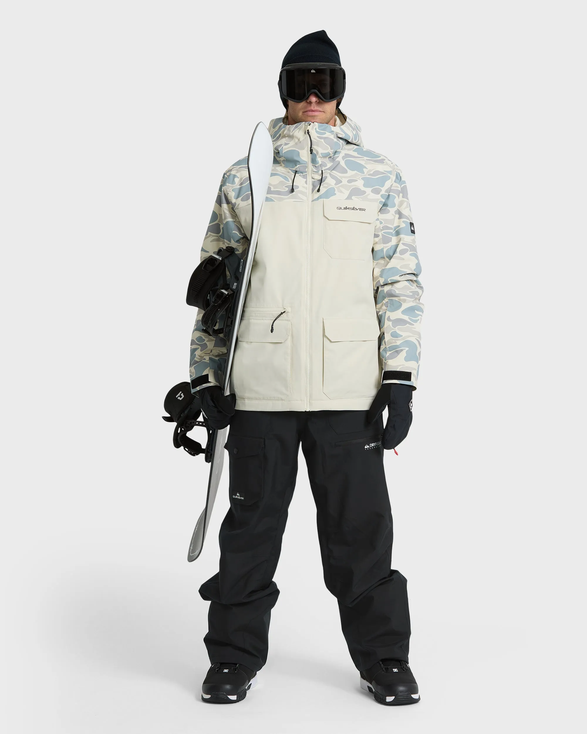 Mission Printed 20K Snow Jacket - Bone White sold by Quiksilver product image thumbnail 3