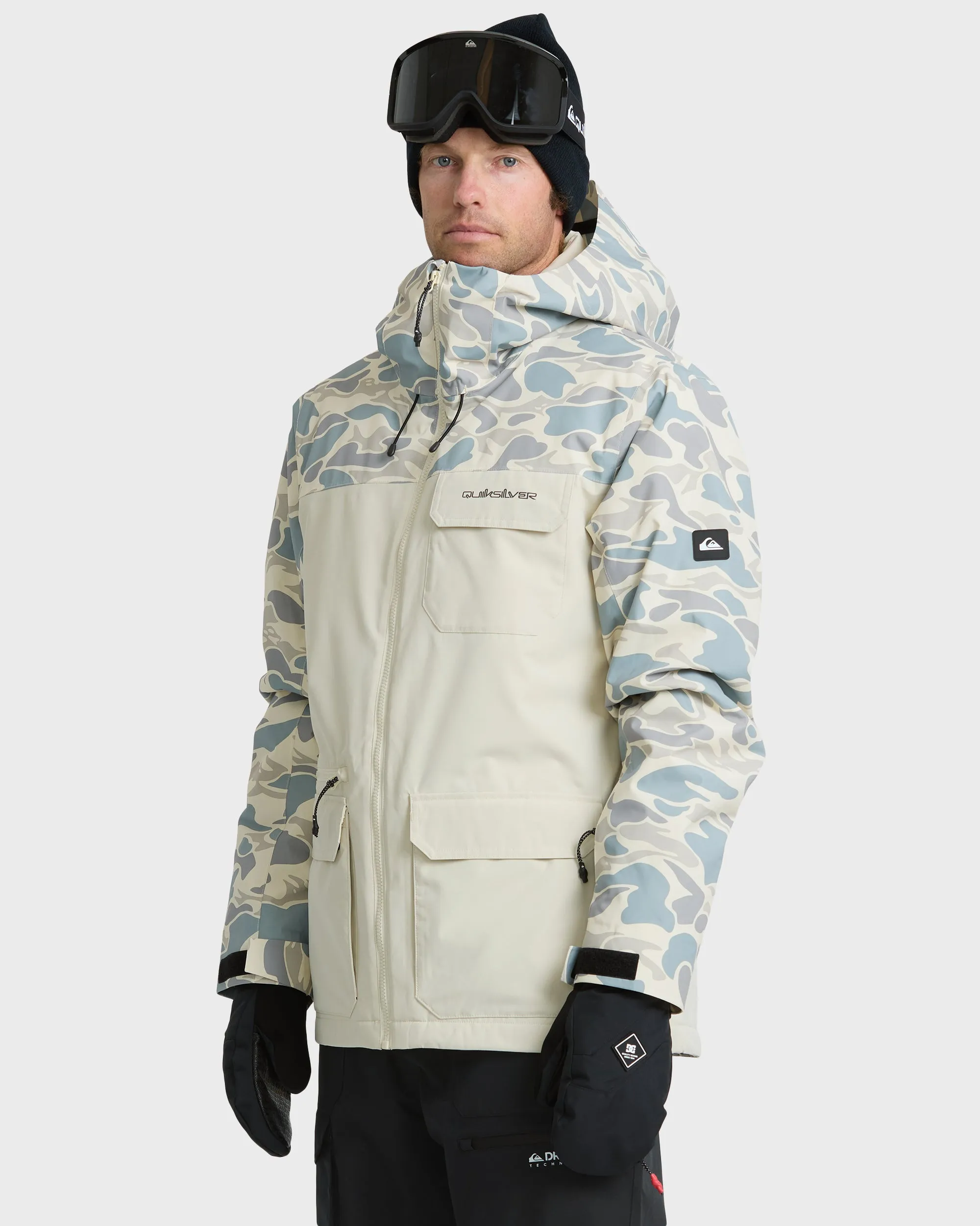 Mission Printed 20K Snow Jacket - Bone White sold by Quiksilver product image thumbnail 4