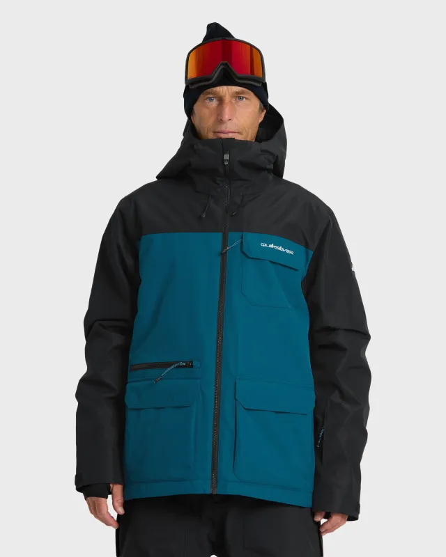 Mission 20K Snow Jacket - Blue Coral made by Quiksilver