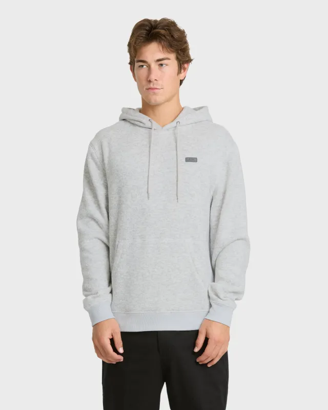 Keller Pullover Hoodie - Light Gray Heather made by Quiksilver