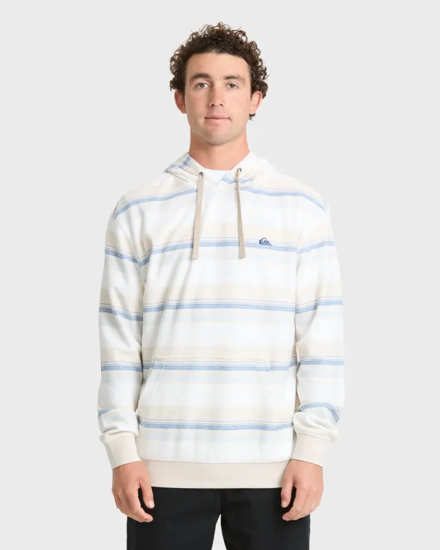 Great Otway Pullover Hoodie - Snow White made by Quiksilver