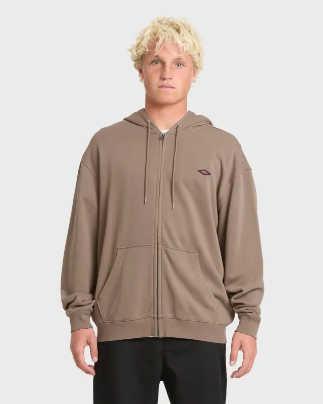 Saltwater Full-Zip Hoodie - Pine Bark made by Quiksilver