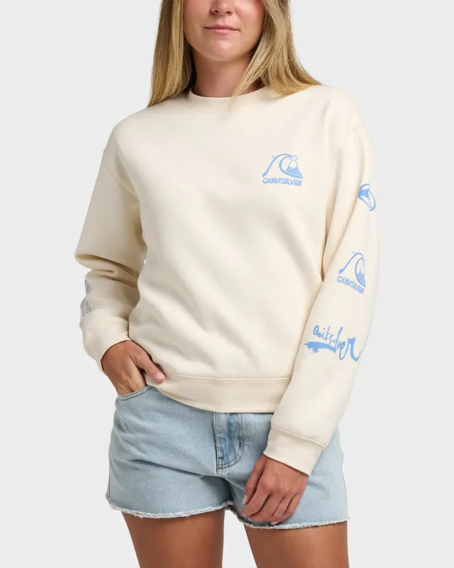 Multi Icon Crewneck Sweatshirt made by Velocity