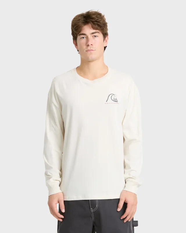 Nicest Way Long Sleeve T-Shirt - Silver Birch made by Quiksilver