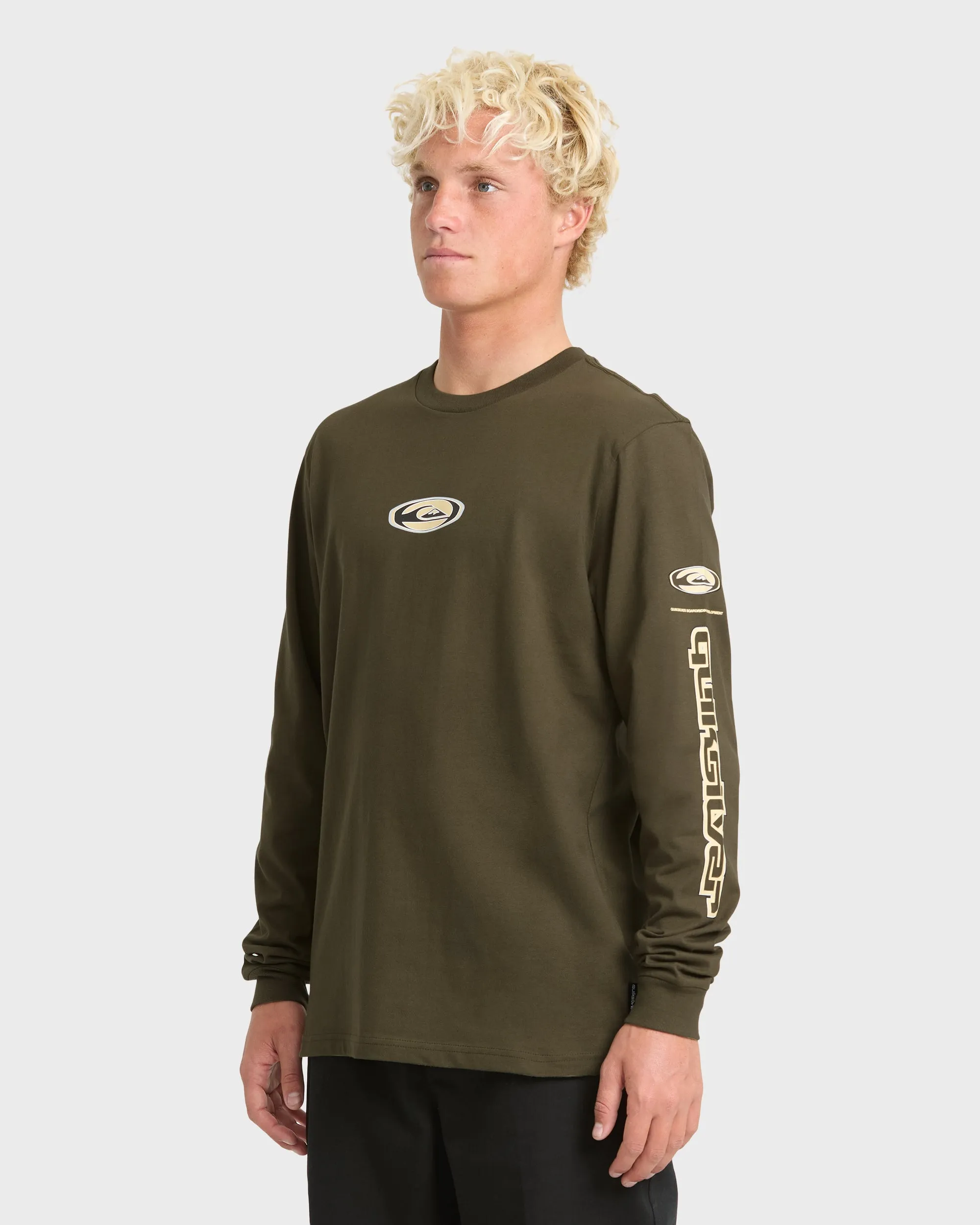 Radiation Long Sleeve Cotton T-Shirt - Grape Leaf sold by Quiksilver product image thumbnail 4