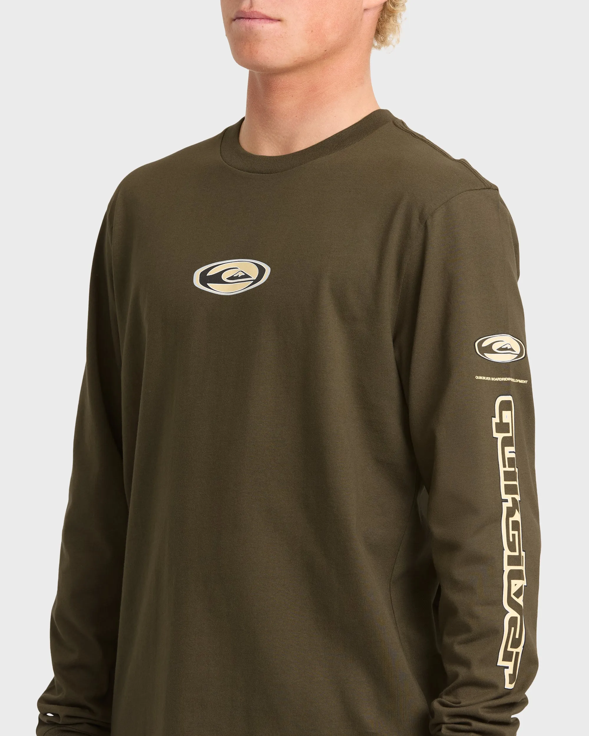Radiation Long Sleeve Cotton T-Shirt - Grape Leaf sold by Quiksilver product image thumbnail 5
