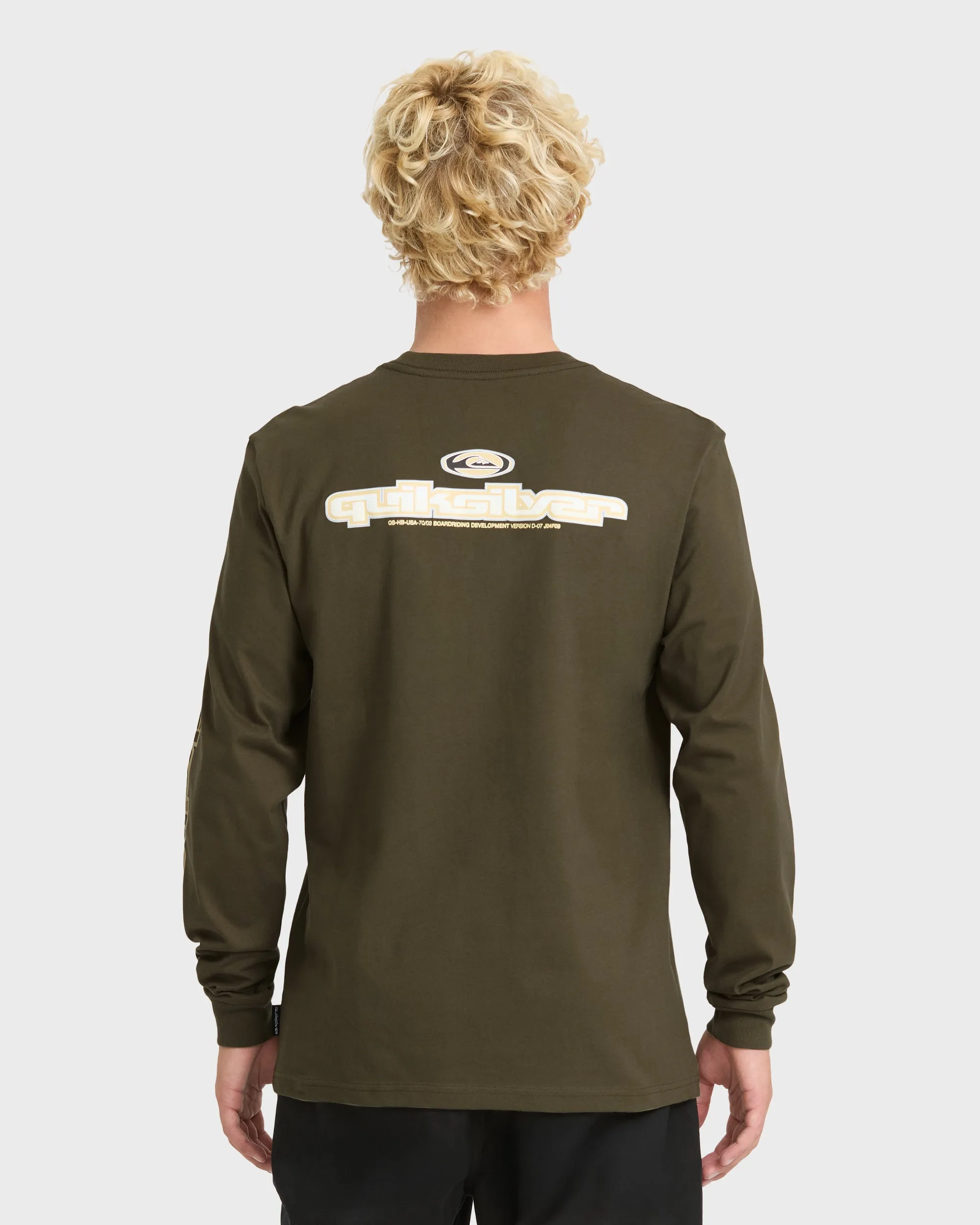 Radiation Long Sleeve Cotton T-Shirt - Grape Leaf sold by Quiksilver product image thumbnail 2