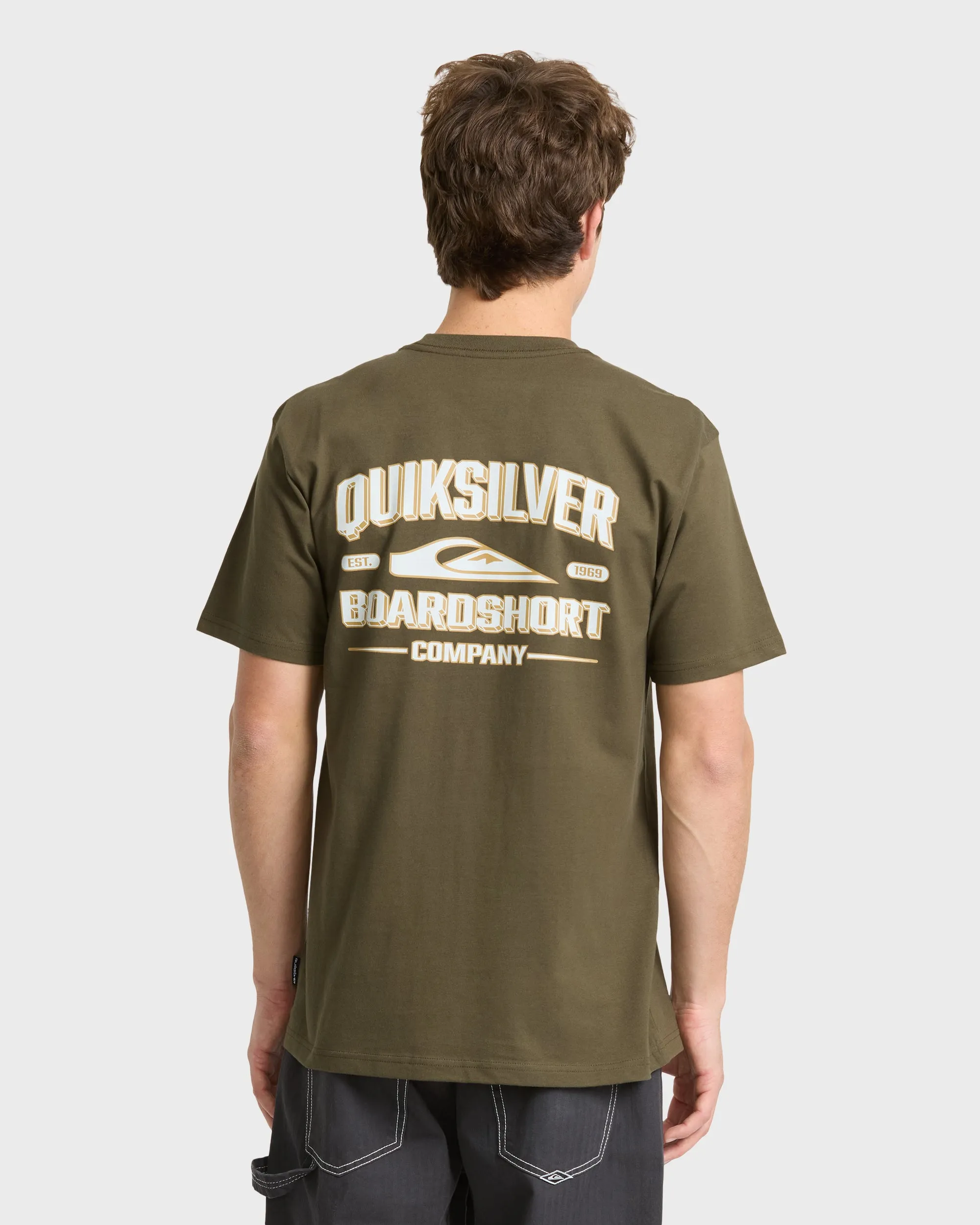 Stack Up Short Sleeve Cotton T-Shirt - Grape Leaf sold by Quiksilver product image thumbnail 2