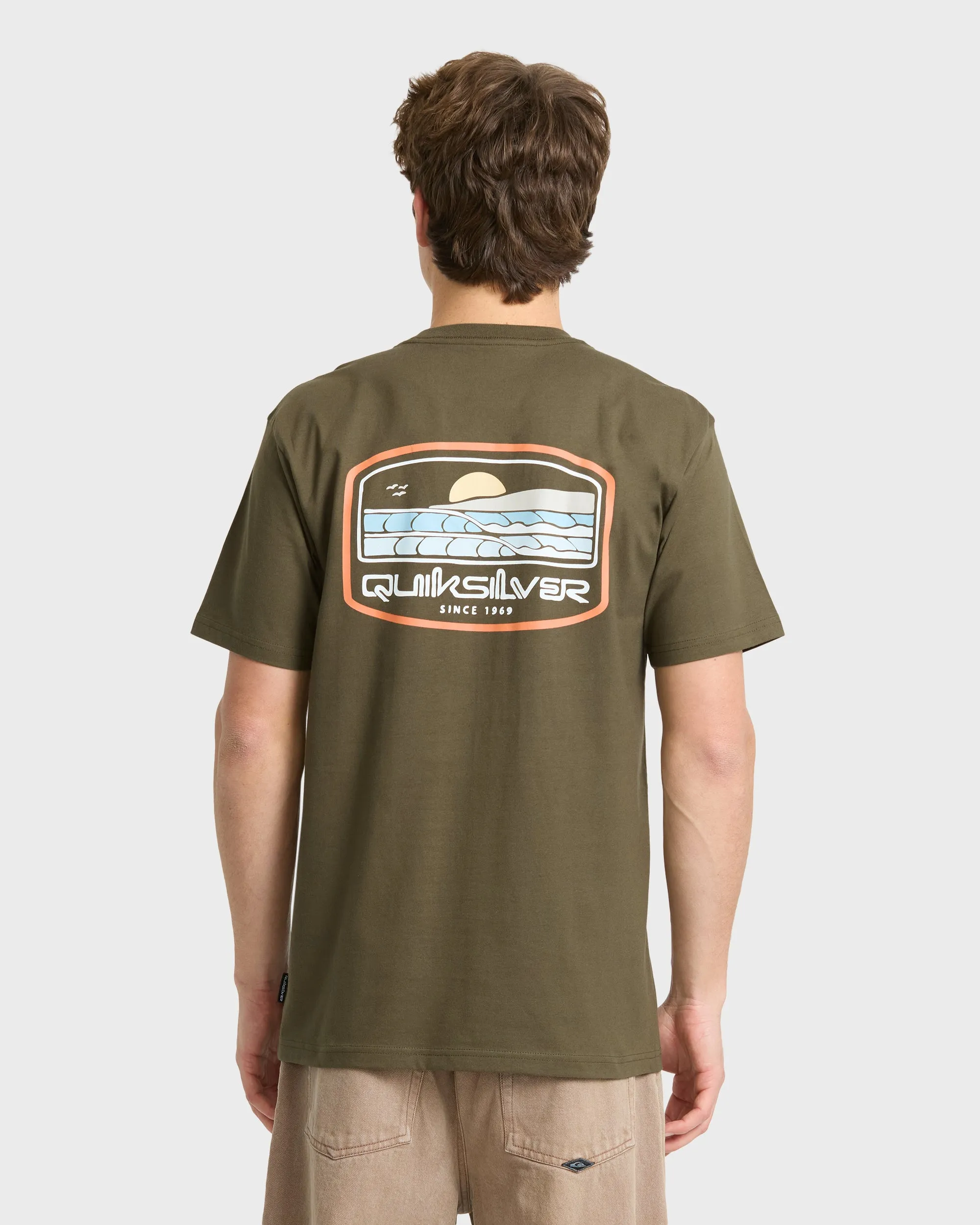 Rightful Paradise Short Sleeve Cotton T-Shirt - Grape Leaf sold by Quiksilver product image thumbnail 2