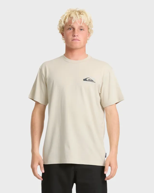 Hawaii Life Classic Short Sleeve Cotton T-Shirt - Peyote made by Quiksilver